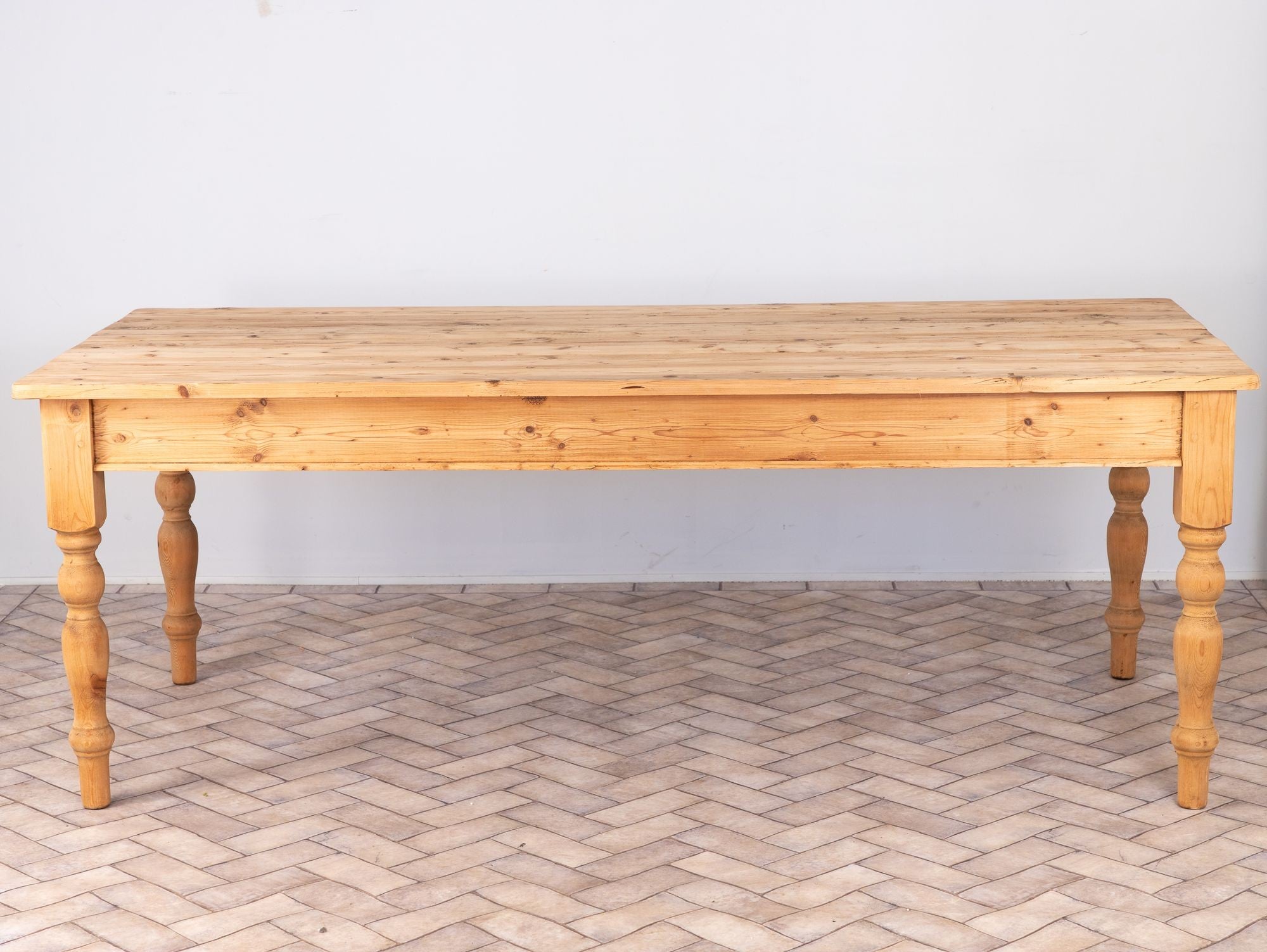 Vintage Pine Farmhouse Table, USA 1960s