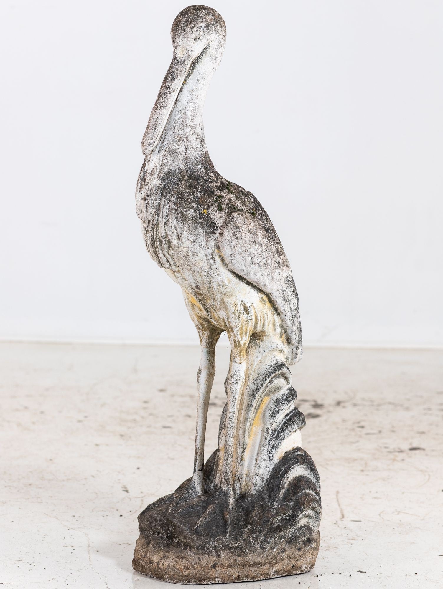 Reconstituted Heron or Crane Sculpture, French 1950s–60s