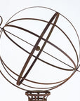 English Mid-20th Century Iron Armillary Sphere on Stand