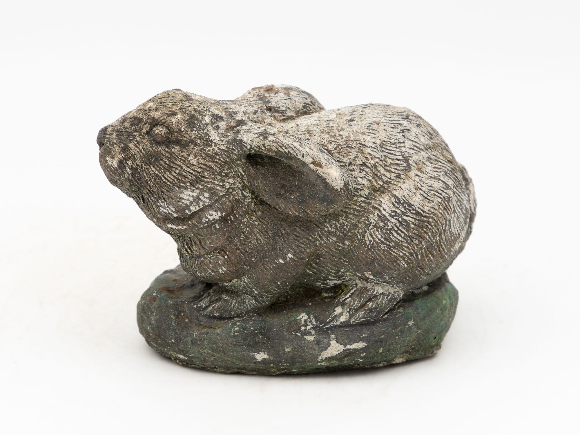 Composite Stone Rabbit or Bunny Garden Ornament, French 20th Century