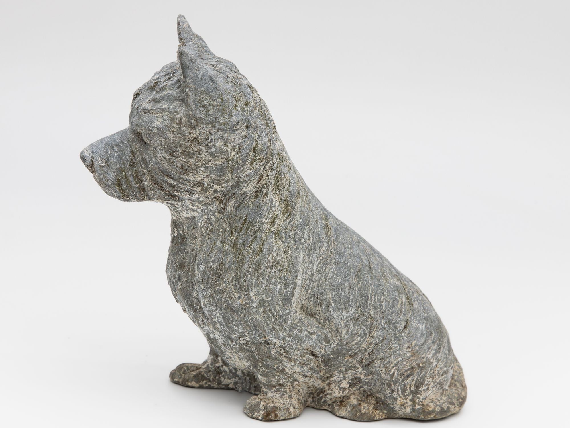 Scottish Terrier Cast Iron or Spelter Figurine, UK Early 20th C.