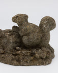 Reconstituted Stone Squirrel Garden Ornament, 20th Century