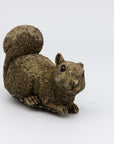 Composite Stone Squirrel Garden Ornament, English 20th Century