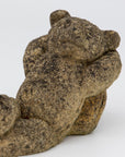 Reconstituted Stone Teddy Bear Garden Ornament, England 20th Century
