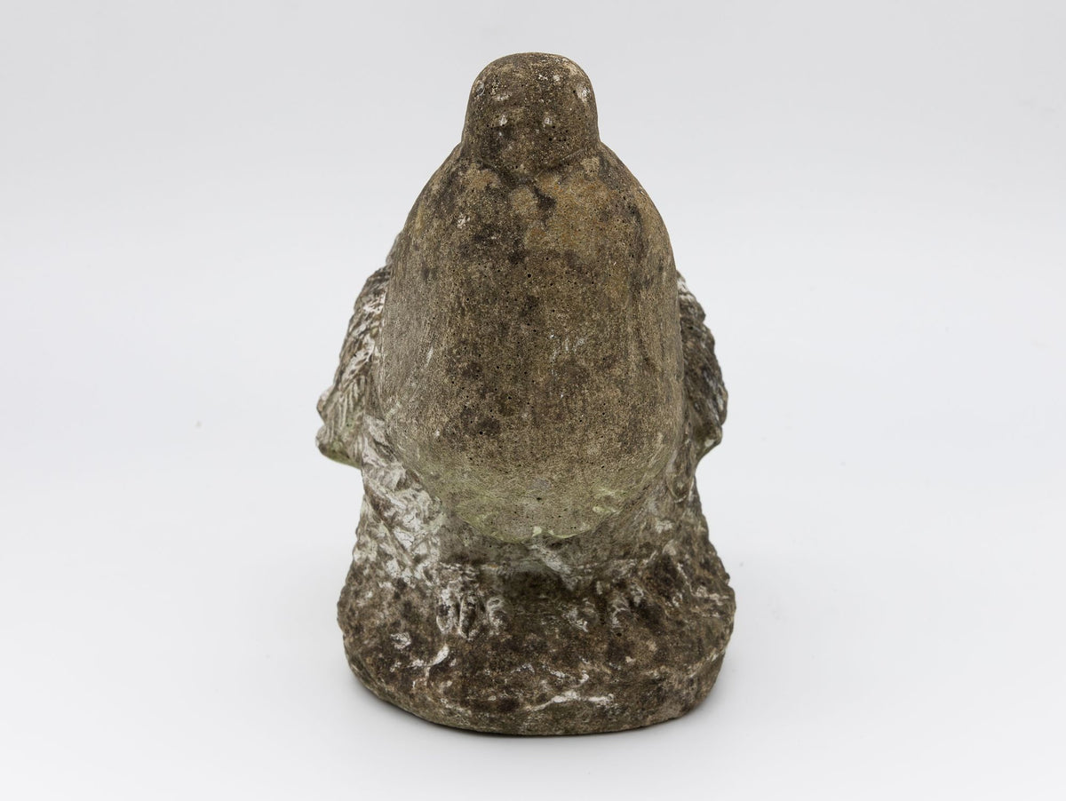 Reconstituted Stone Dove Garden Ornament, English Mid 20th C,