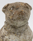 Composite Stone Bull Dog Garden Ornament, England 1970s