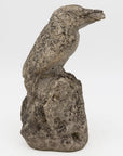 Reconstituted Stone Raven, English Mid 20th C.
