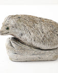 Reconstituted Stone Hedgehog Garden Ornament, 20th Century