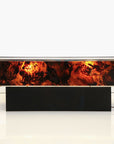 Tortoise Lucite Cocktail Table with Inerior Lights, France 1970s