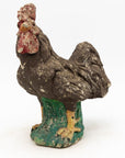 Polychrome Stone French Country Rooster, Mid 20th Century