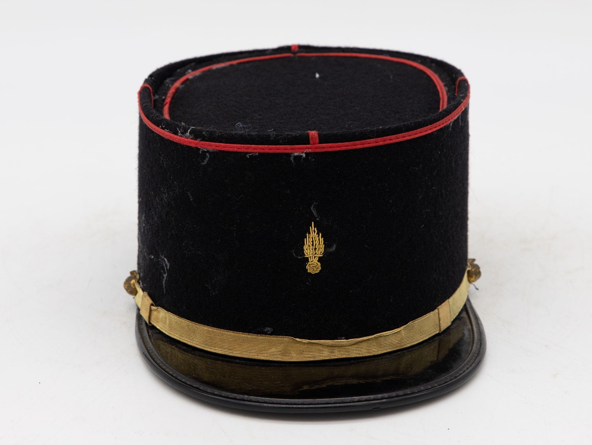 Vintage French Military Academy Officers Hat, Mid Century