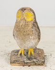 Vintage Stone Owl Garden Ornament