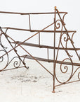 Scrollwork Four Tier Iron Plant Stand or Etagere, England Mid 20th Century