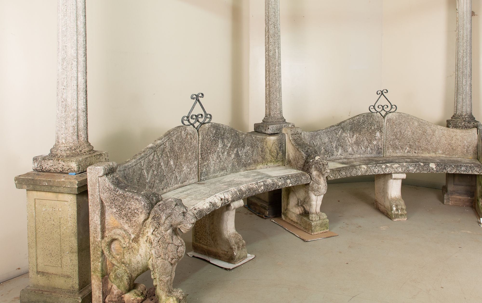 Marble di Latte Garden Loggia, Italy Late 20th Century