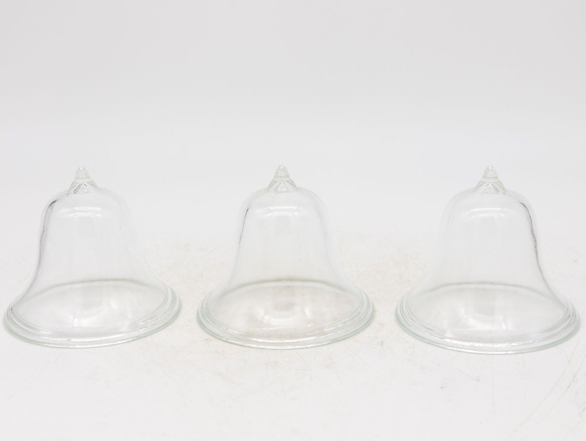 Set of 3 Glass Garden Cloches, English Mid 20th c.