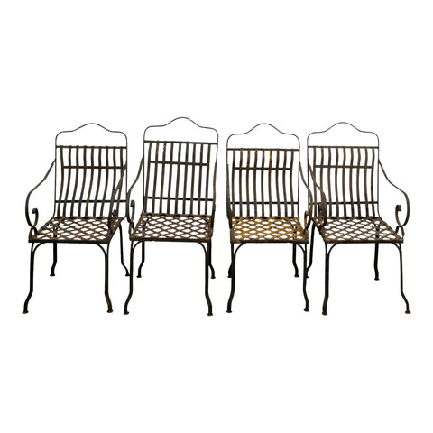 Set of Four Garden Chairs