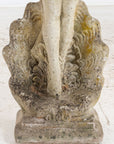 Composite Stone Figure of Venus Emerging from a Shell, England Mid 20th C.
