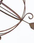 English Mid-20th Century Iron Armillary Sphere on Stand