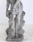 Limestone Garden Figure of Standing Neptune or Poseidon, Denmark circa 1930–50