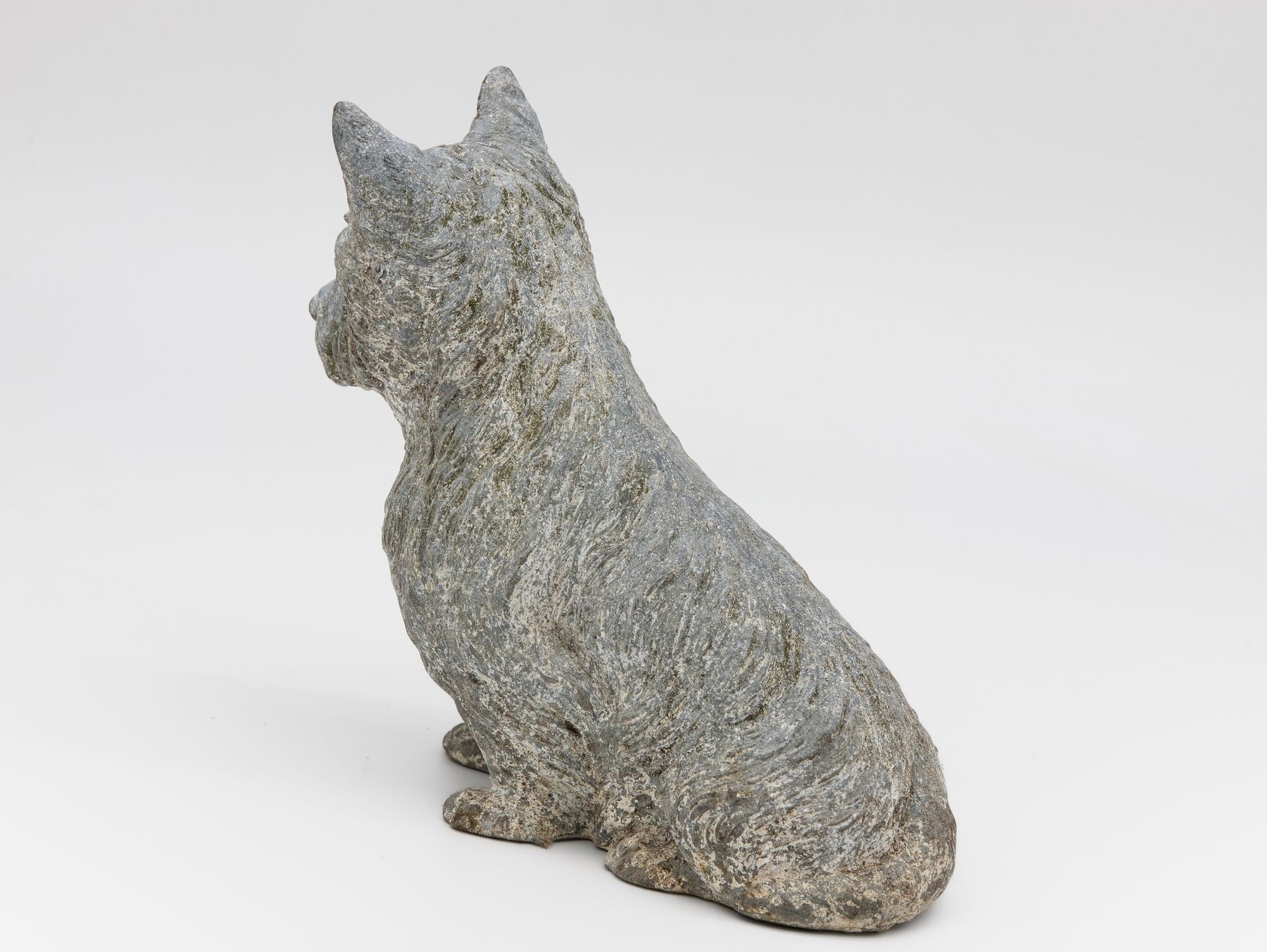 Scottish Terrier Cast Iron or Spelter Figurine, UK Early 20th C.