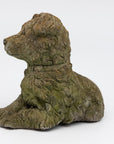 Vintage Reconstituted Stone Dog Terrier, English Mid 20th C.