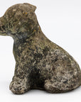 Reconsitituted Stone Puppy or Dog Garden Ornament, England Mid 20th C.