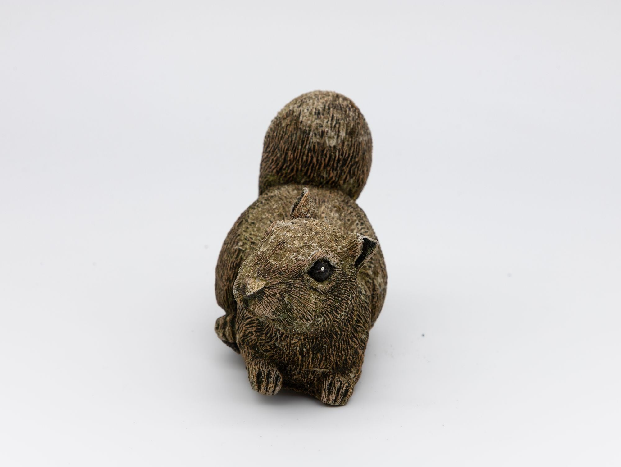 Composite Stone Squirrel Garden Ornament, English 20th Century