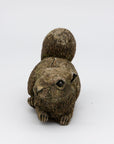 Composite Stone Squirrel Garden Ornament, English 20th Century