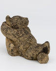 Reconstituted Stone Teddy Bear Garden Ornament, England 20th Century