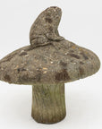 Composite Stone Toadstool Garden Ornament, English Mid 20th C.