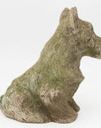 Composite Stone Scottie or Westie Dog, English Mid 20th C.