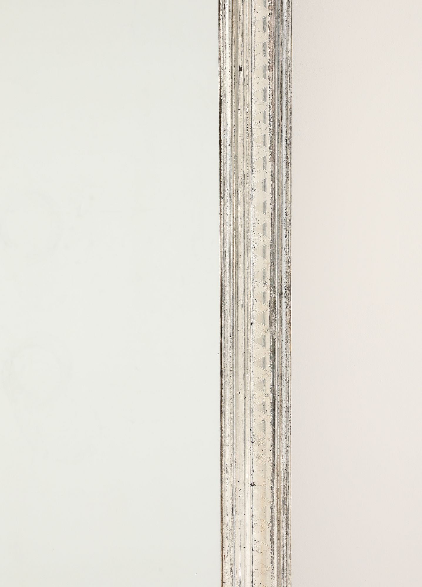 French Silver Gilt Louis Philippe Mirror, Late 19th C.