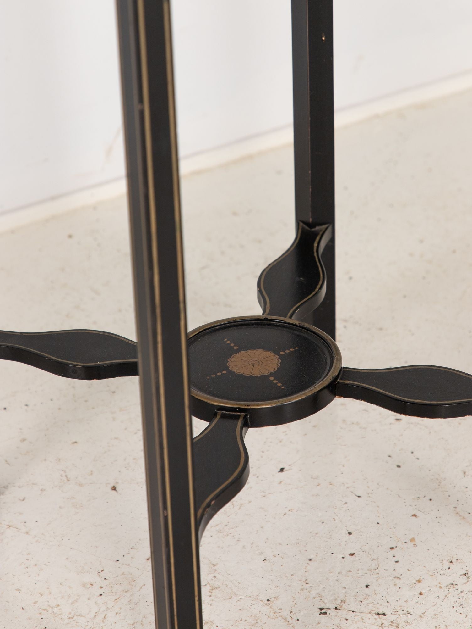 Regency Style Tole Birdcage on Stand, USA 20th Century