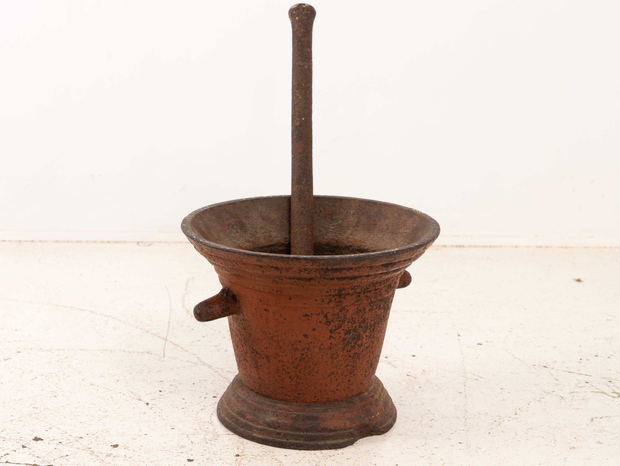 Vintage English Pestle and Mortar Oversized, English 1890s