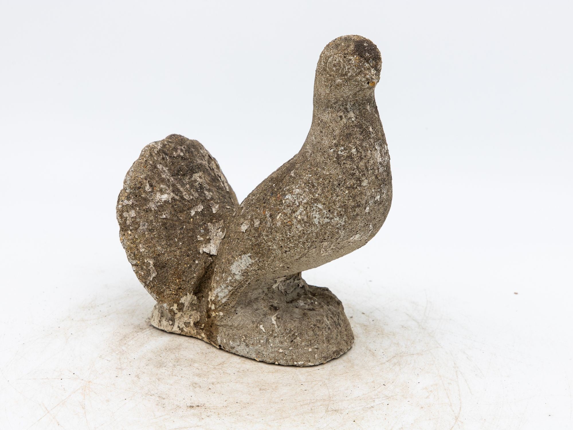 Concrete Dove Garden Ornament, England 20th Century