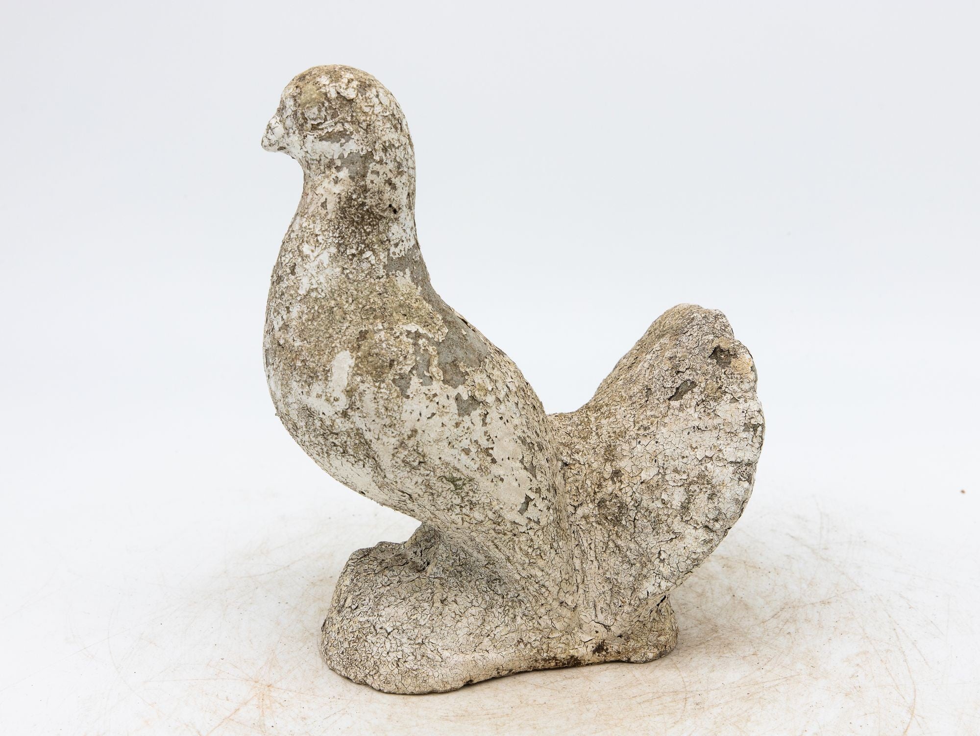 Concrete Dove Garden Ornament, England 20th Century