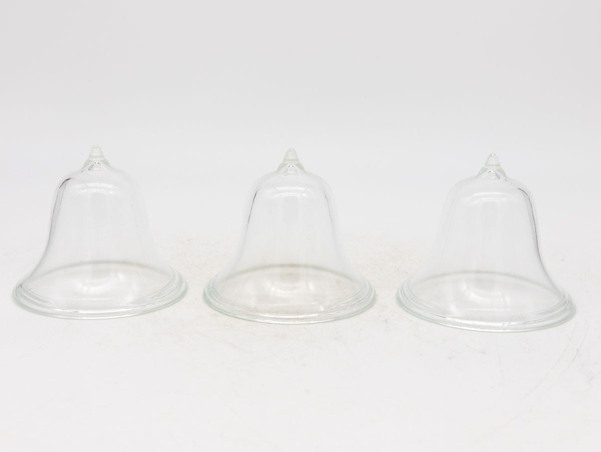 Set of 3 Glass Garden Cloches, English Mid 20th c.