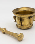 Antique Vintage Brass Mortar and Pestle
