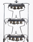 Wrought Iron Latten Bell Stand, Three Tier, English Late 19th C.