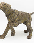 Terracotta Hunting Hound Pointer Dog Statue, Early 20th C.
