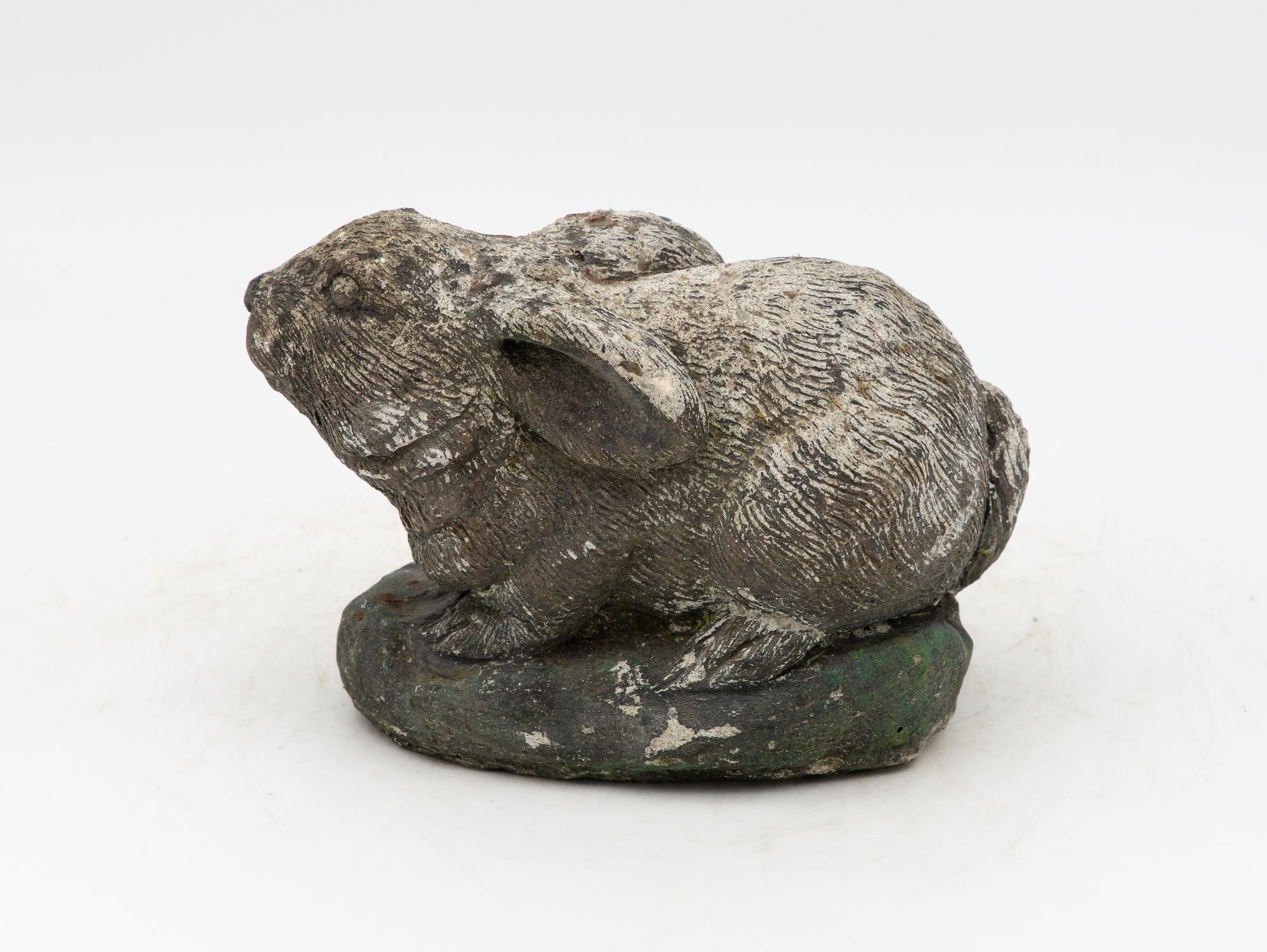 Composite Stone Rabbit or Bunny Garden Ornament, French 20th Century