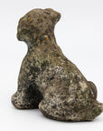 Reconsitituted Stone Puppy or Dog Garden Ornament, England Mid 20th C.