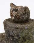 Composite Stone Kitten in Boot Garden Ornament, English 20th Century