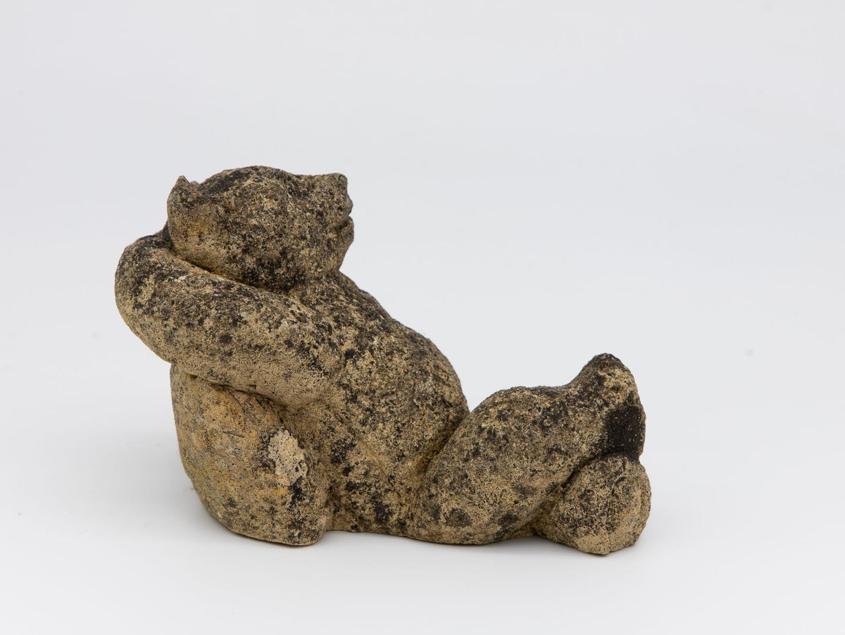 Reconstituted Stone Teddy Bear Garden Ornament, England 20th Century