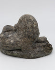 Reconstituted Stone Dog Spaniel Garden Ornament, England 20th Century