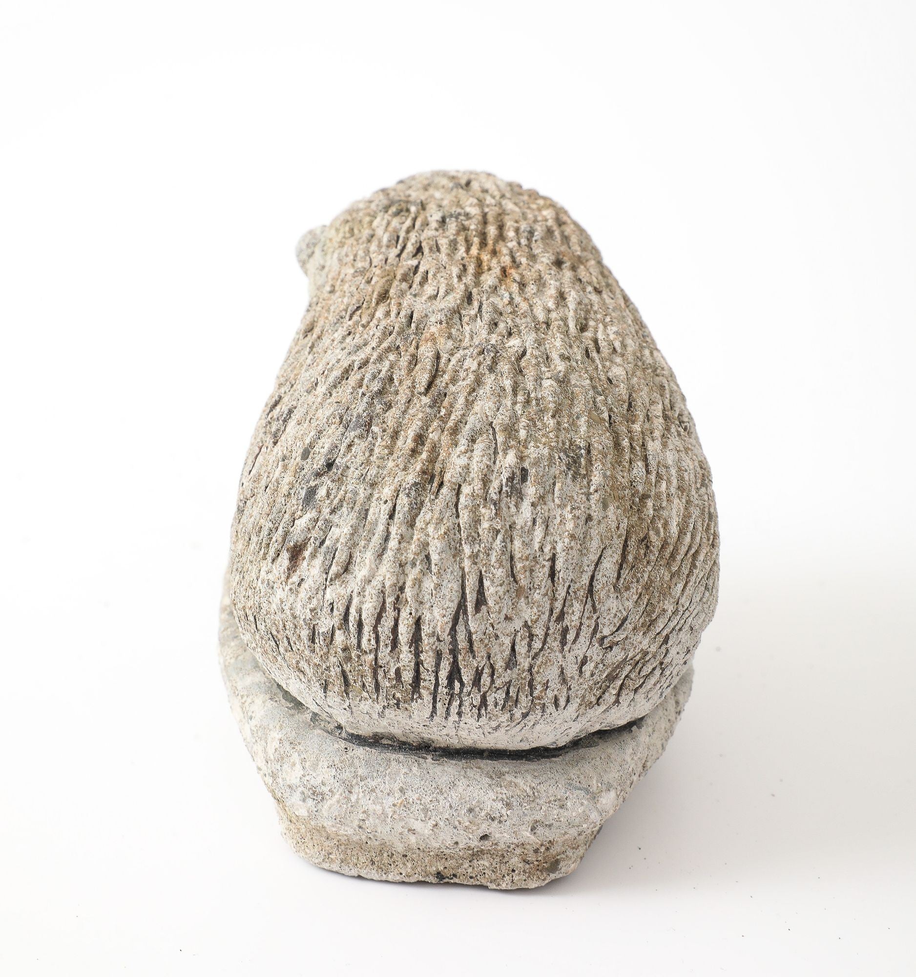 Reconstituted Stone Hedgehog Garden Ornament, 20th Century