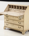 Painted Swedish Secretary, 19th Century
