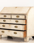 French Painted Secretary Desk with Fallfront, Mid 19th century