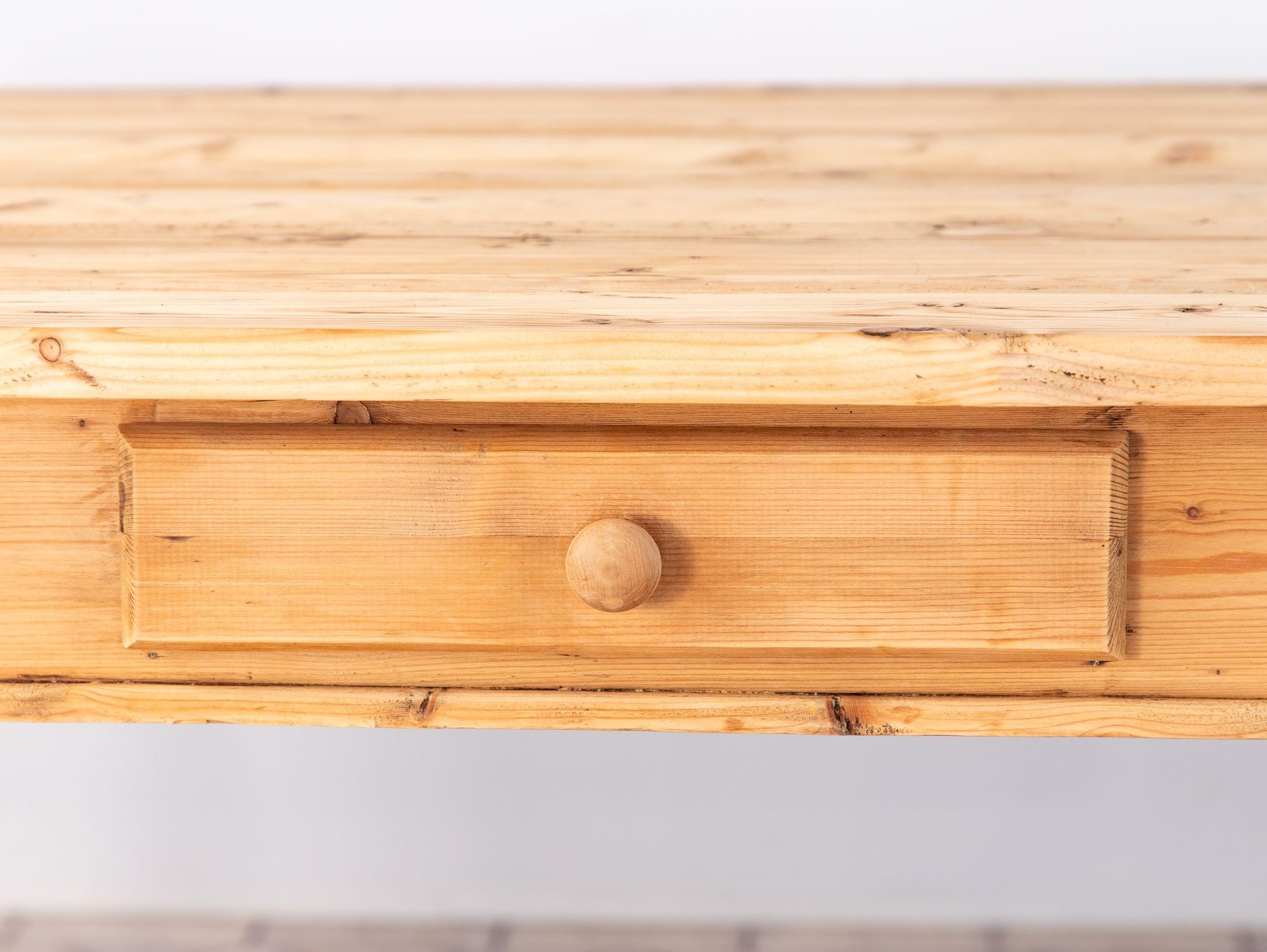 Vintage Pine Farmhouse Table, USA 1960s