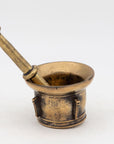 Antique Vintage Brass Mortar and Pestle